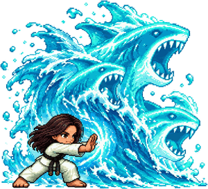 LAURA: tsunami de tubarões